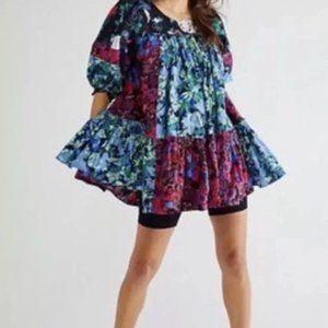 Free People Prairie Field Tunic Dress Size Extra Small
